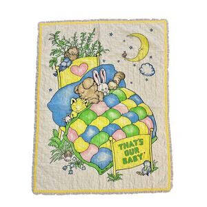 Vintage "That's Our Baby" Nursery Quilt